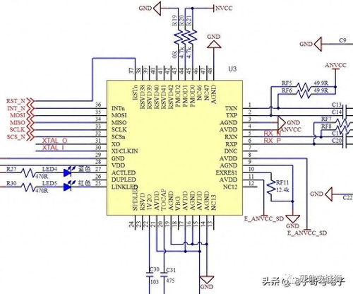 以太网通信硬件电路设计方案的集成电路设计探析
